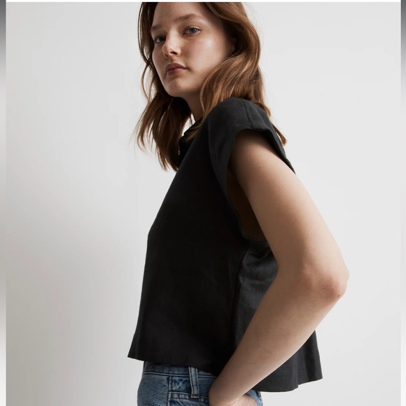 Madewell 100% Linen Dolman Shirt - Picture 2 of 9